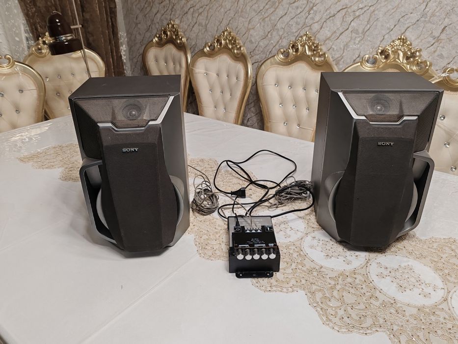 Продам акустические калонки муз центра Sony SS GRX - X80G с уселителем
