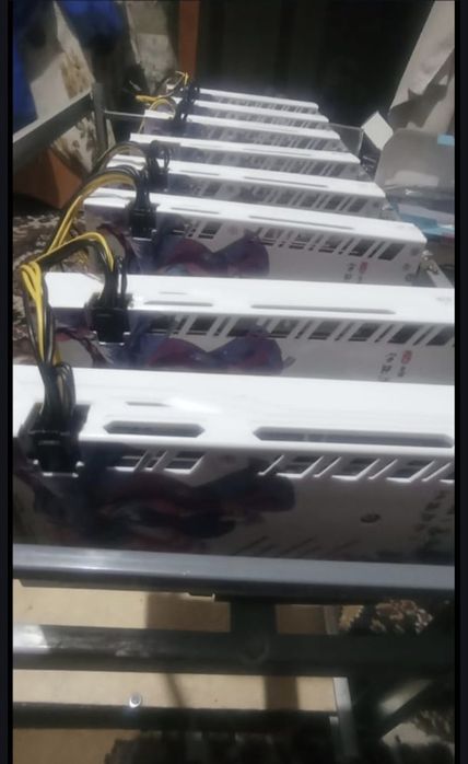 Майнинг риг на Р 104_100_ 8gb