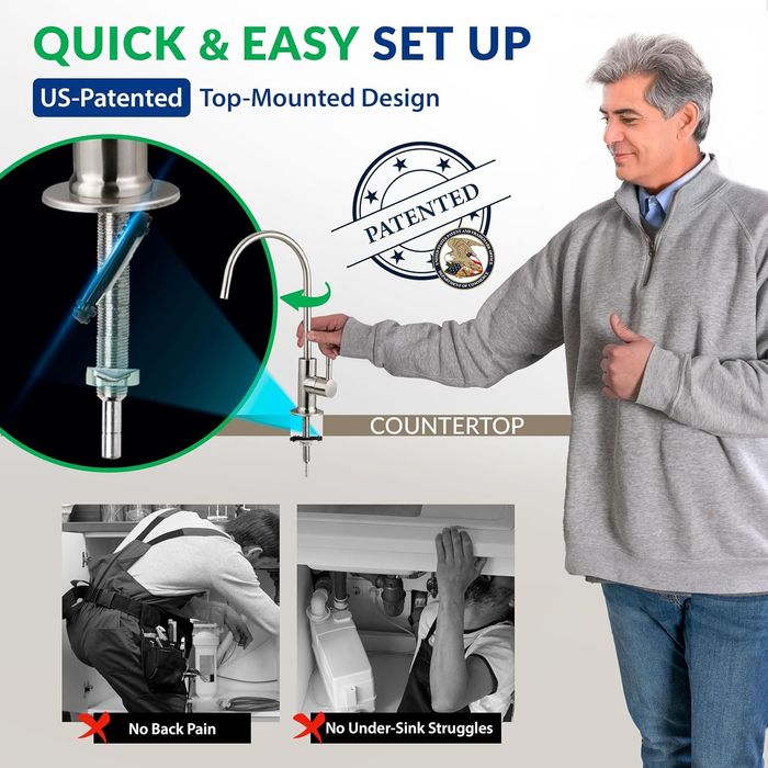 iSpring - Домашна система за пречистване за питейна вода +UV филтрация