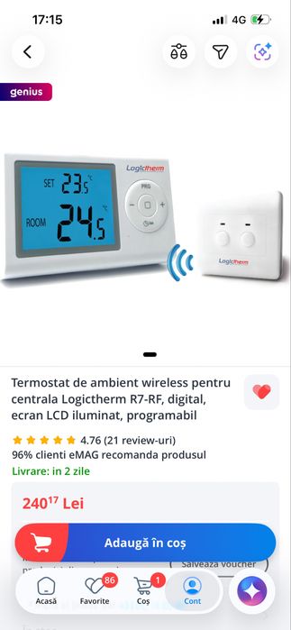 Termostat wireless