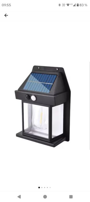 Lampa solara exterior