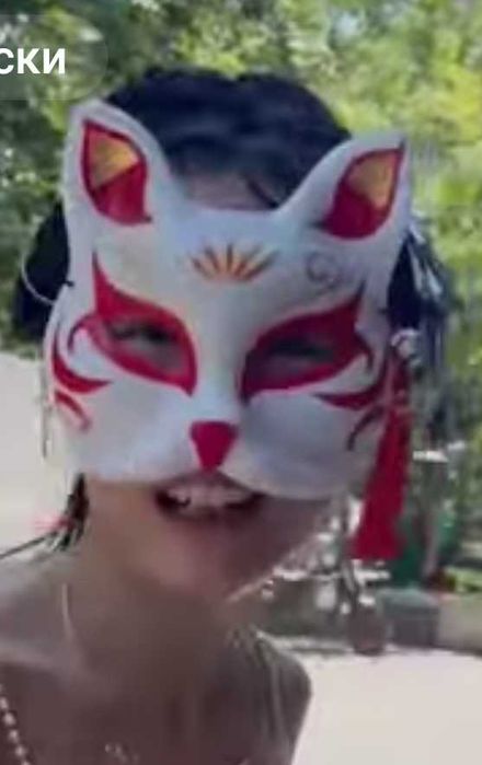 Маска китти с тик ток