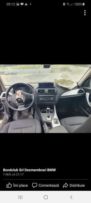 bmw 120d piese din dezmembrari