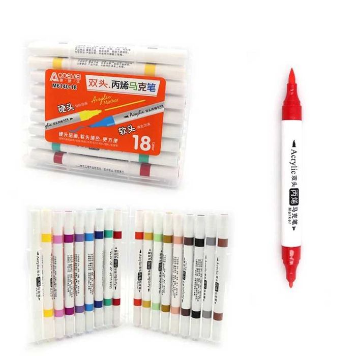 Всички модели двувърхи и едновърхи акрилни маркери