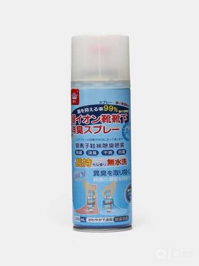 Oyoq va poyabzal uchun deodorant sprey, ter hidiga qarsh