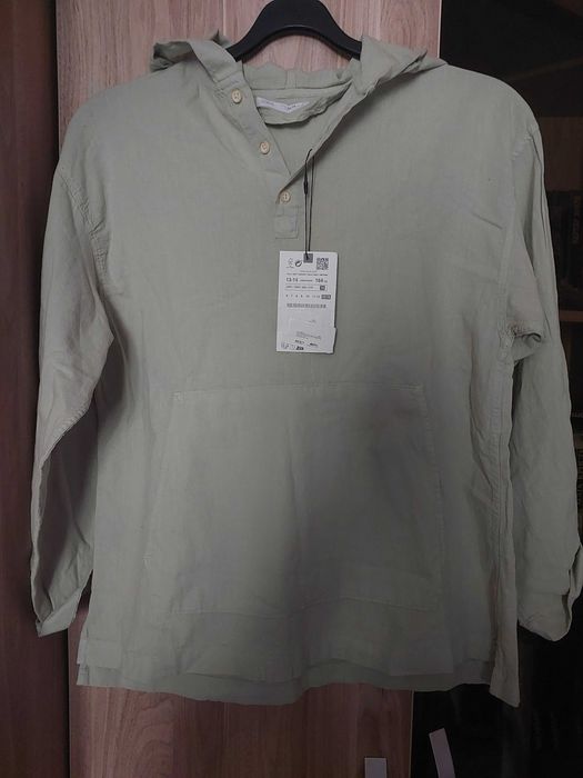 Тонкая рубашка Zara на 13 лет