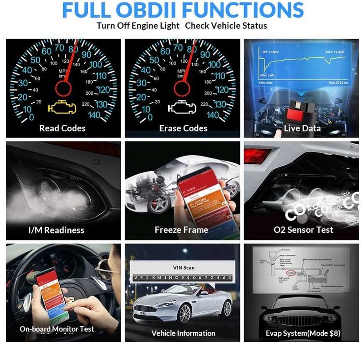 Launch X431 Thinkcar Kit Tester/Diagnoza+Tableta Huawei 10" Promotie