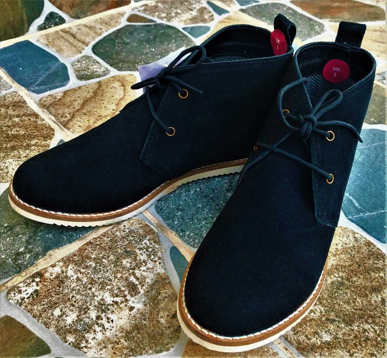 Botine CARLTON LONDON, piele de culoare neagra