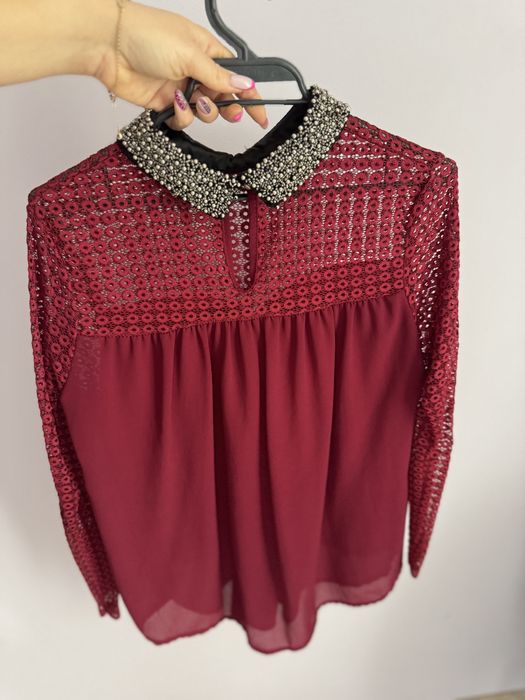 Дамски ризи , бордо и зелено