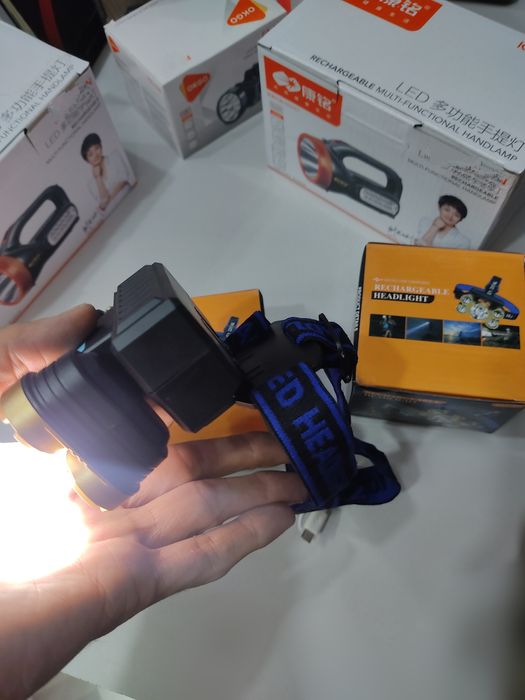 Фонарь налобный пешана фанар светодиодный