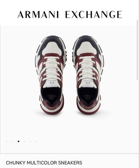 Оригинал Armani Exchange мужские кроссовки