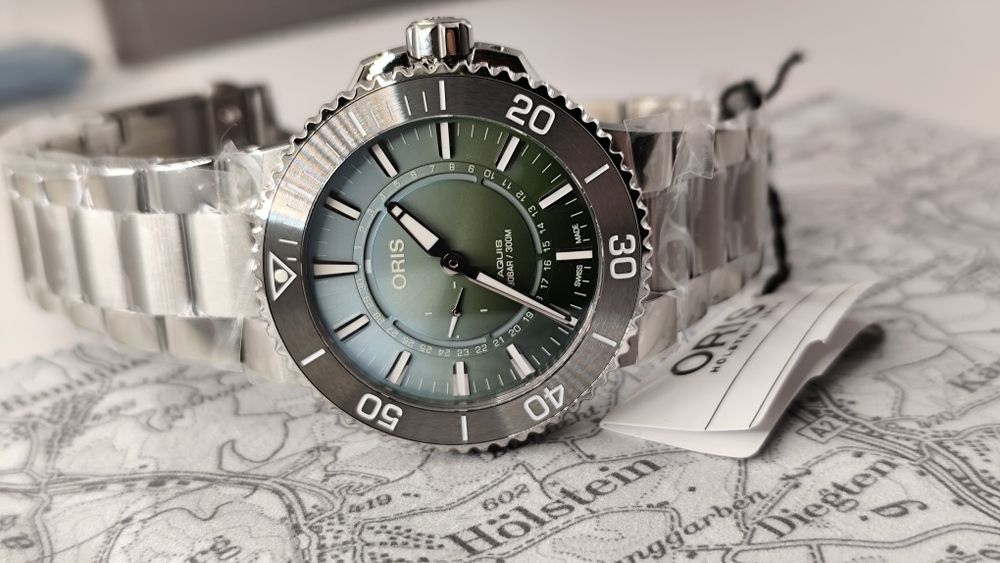 Нов! Oris Aquis Dat Watt Limited Edition II – Пълен комплект!