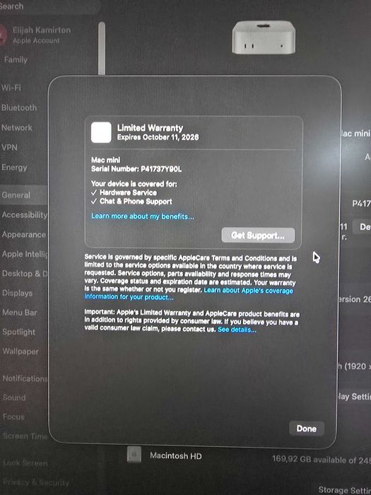 Mac mini m4 16ram 256rom+512SSD