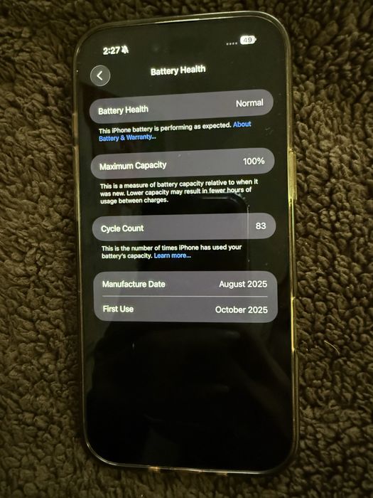 Apple iphone 17 air blue 256gb