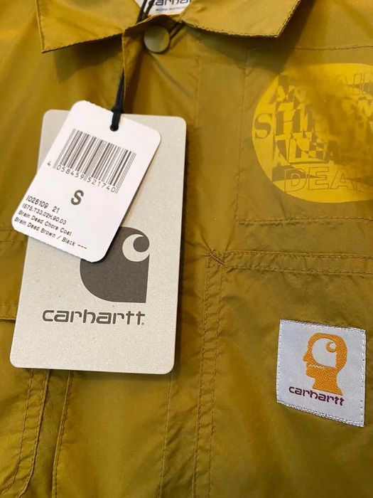 Brain Dead x Carhartt WIP Chore Coat Light Jacket Brown S/M