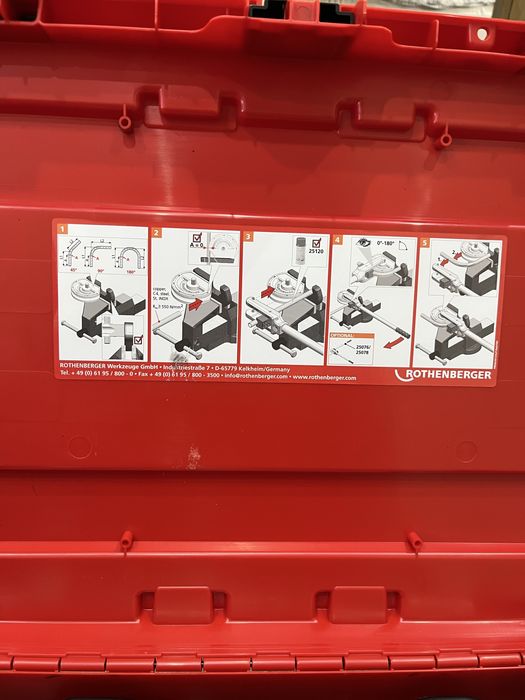 Огъвач за тръби ROTHENBERGER