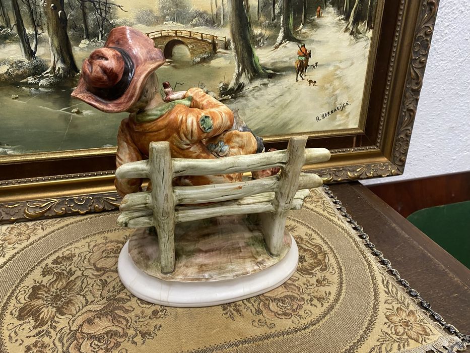 Порцеланова фигура Каподимонте Италия 1970