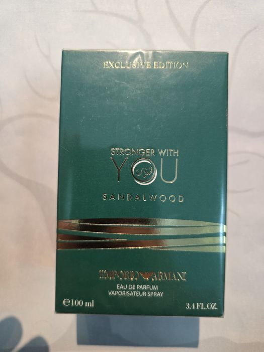Promotie: Armani - Stronger with you Sandalwood 100ml edp unisex