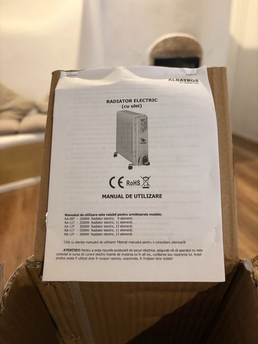 Calorifer electric pe ulei / Radiator