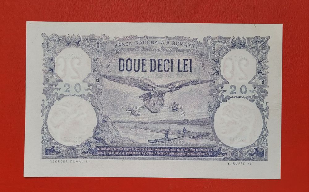 Bancnota 20 lei 1926 rara Bani vechi monede