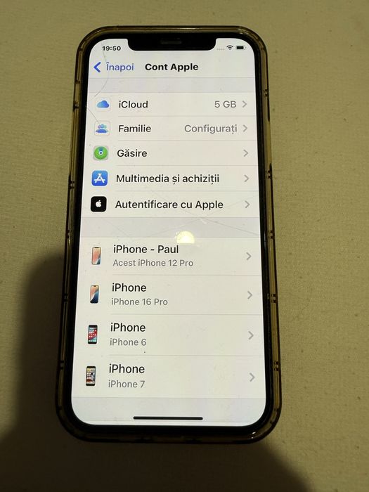 12 pro fisurat spate display fisura mica 1200 lei