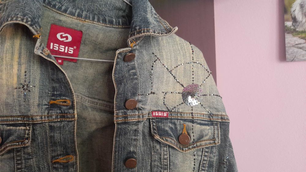 Дамско дънкено яке