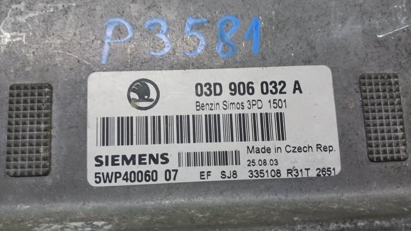 Calculator ecu Skoda Fabia 1999-2008 03d906032a
