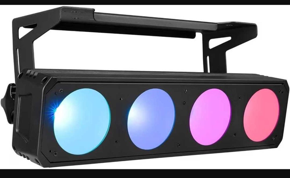 Парти осветление BeamZ Professional Pro LUCID 2.4 - LED сет 4 x 30 вата COB RGBW, DMX, LED светлинна технология, професионален светлинен сет