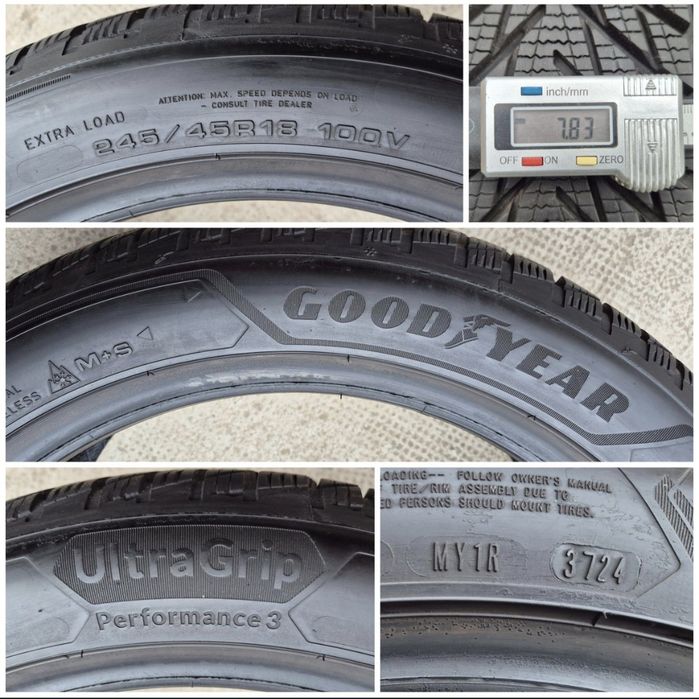 O bucată 245/45 R18 M+S iarnă - una Goodyear Michelin Nokian Nexen