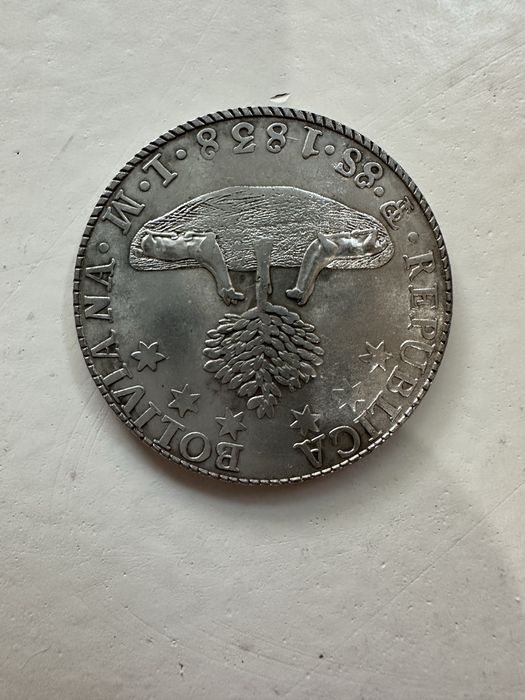 Серебренная Монета Симона Боливара