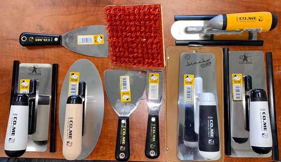 Кельмы (малки) для венецианской штукатурки и отточенто Oikos CO.ME