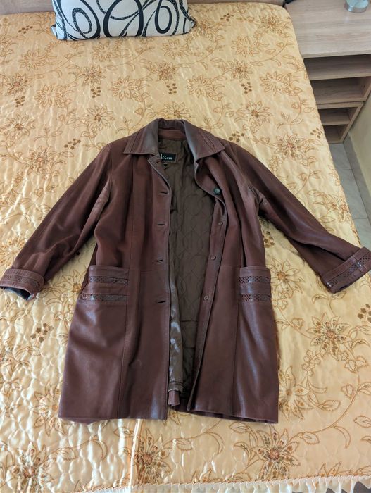 Женско кожено яке от естествена кожа