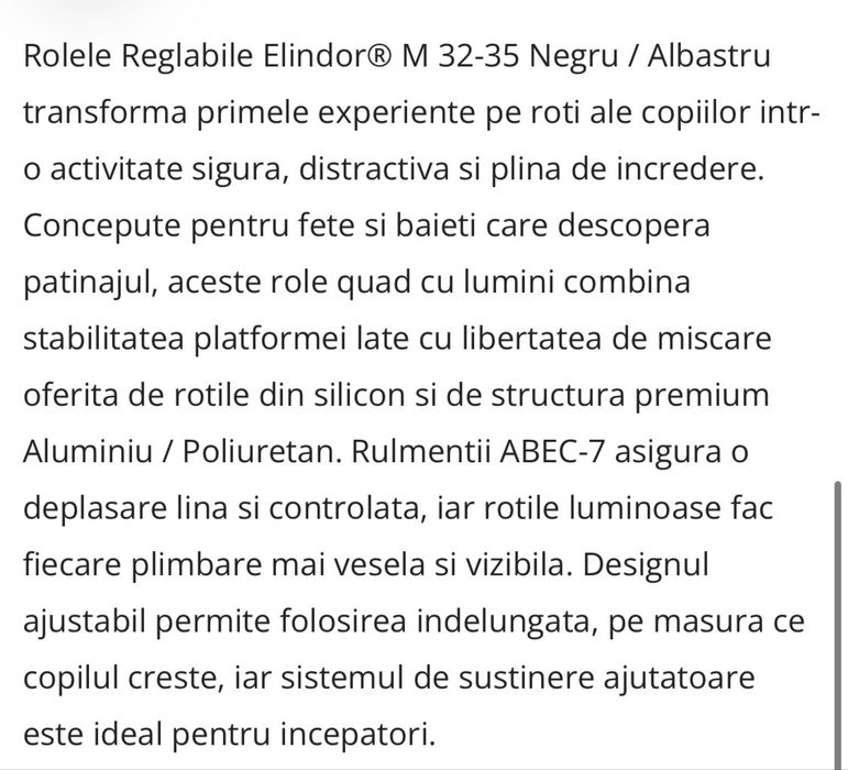 Role reglabile 32-35