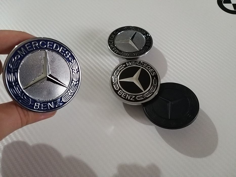 Емблема Мерник Звезда за Мерцедес Тапа Капачки за джанти Mercedes-Be