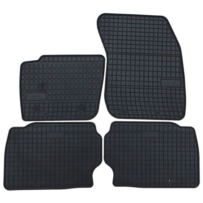 Set covorase auto din cauciuc Ford Mondeo 5 2015-, presuri BestAutoVest, negre, 4 buc.