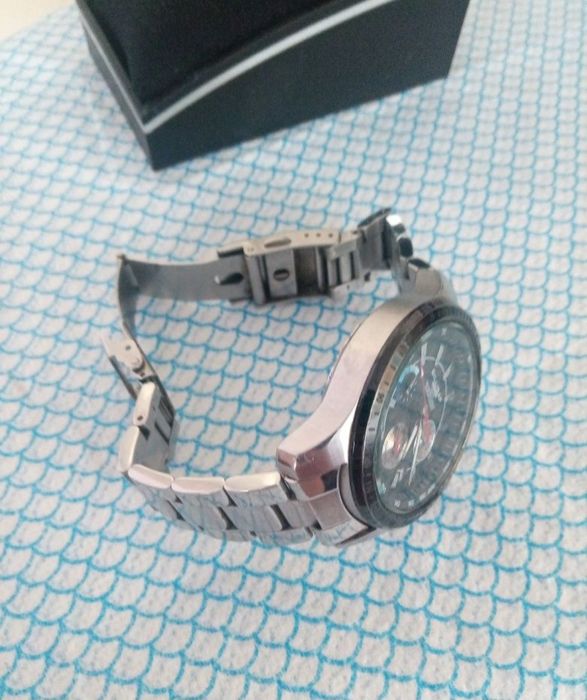 Ceas Barbat Dilligaf Steel DS7 / Chronograph / Tahimetru / stare buna