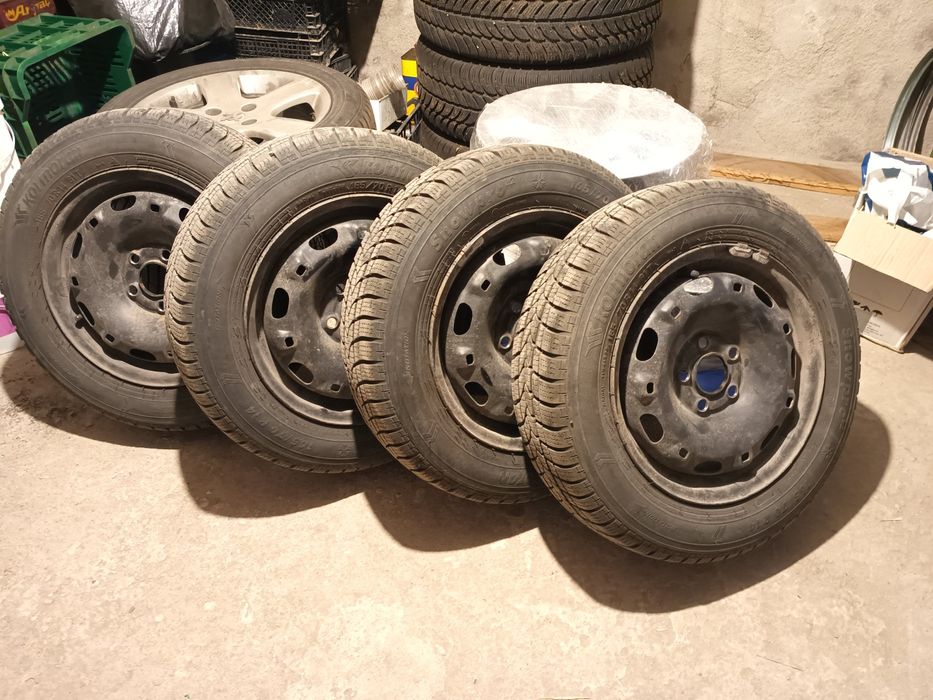 Зимни гуми с джанти за VW. 14 4x100