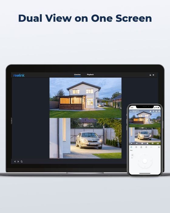 Camera cu baterie si WIFI, Reolink TrackMix, 4MP