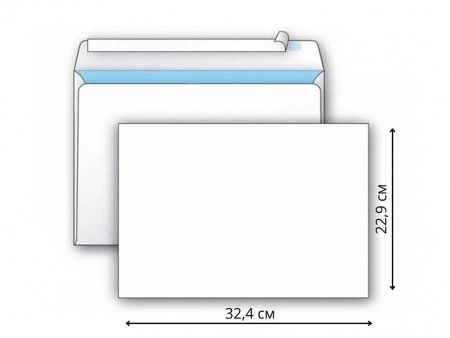 С 4 конверт белый