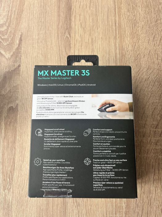 Mouse Wireless Logotech MX Master 3S 8000 DPI