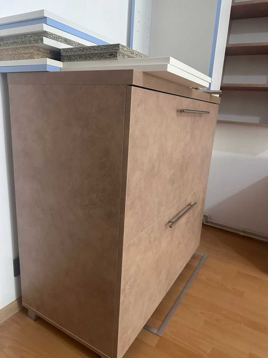 Set Dormitor - Pat Rabatabil (Wall Bed)  concept Pro Lenart + Comodă