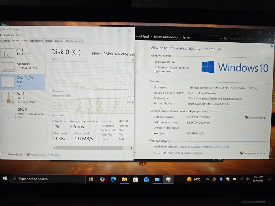 Laptop Dell Latitude E5420 i5 11th, 16gb Ram, 512GB SSD, ca nou la cutie