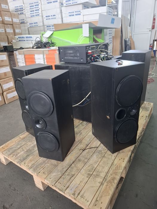 Професионално озвучаване 4+1 – 2x12” активен бас, 2x8”, 2x6.5”