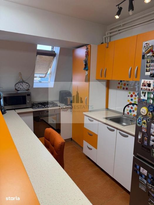 Apartament 2 camere plus mansardă-centrala termica-Parcare