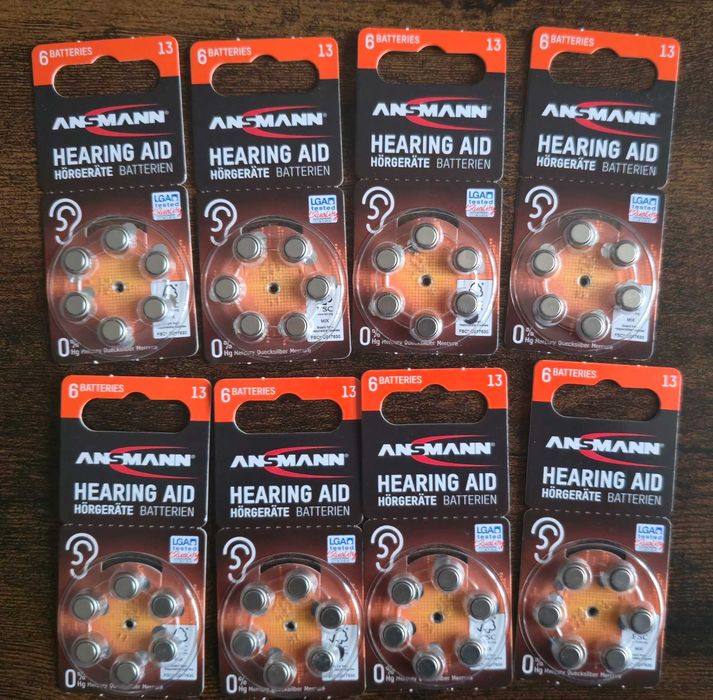 Батерии за слухов апарат Ansmann Type 13( 8 броя )