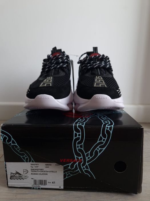 Vers.ace Chain Reaction - alb/negru - Marimea 41 - Cadoul Ideal-Urgent