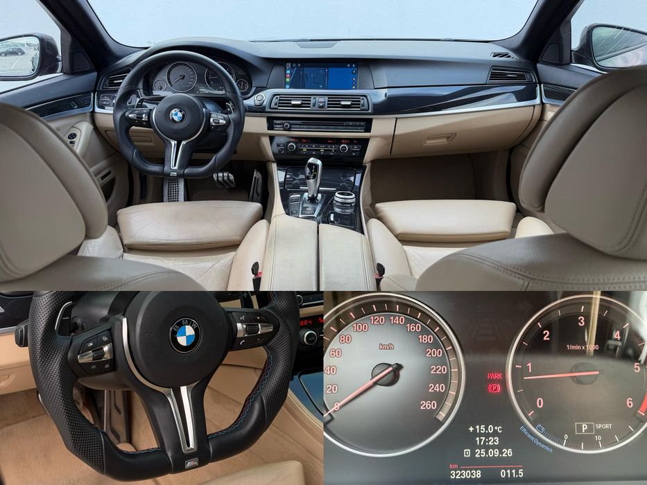 Bmw Seria 5 M Pachet de fabrica F11 520d 184cp 2012 Euro 5 Automata Interior Seria 7 Hi-Fi