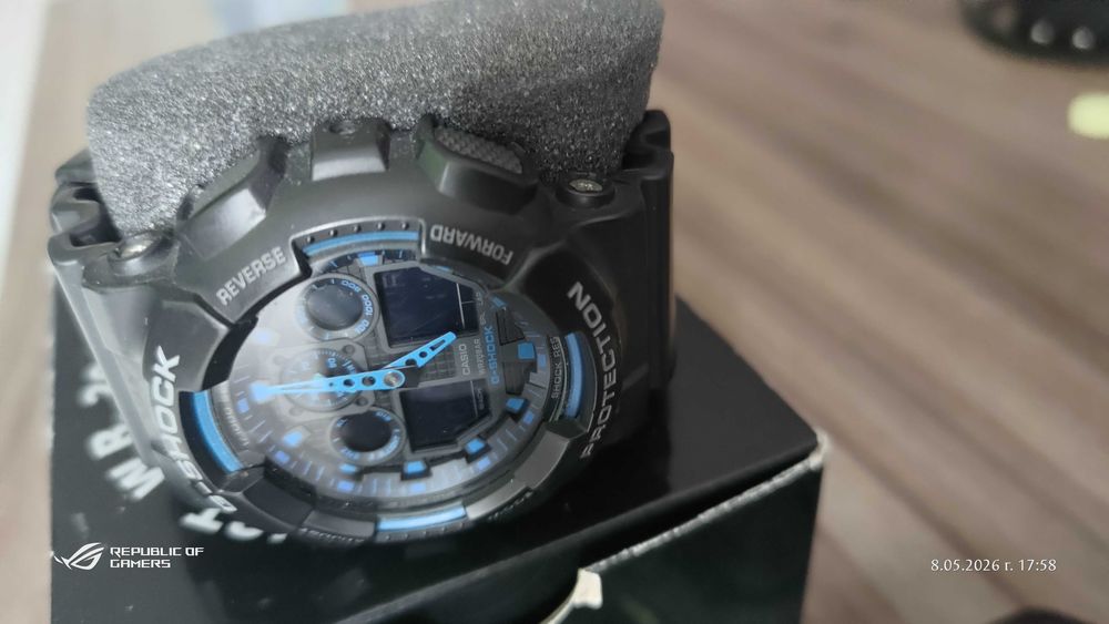 CASIO G-Shock GA100 blue