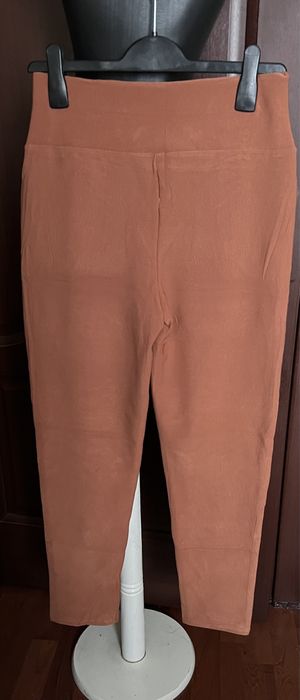Pantaloni maro drepți elastici Banana Republic