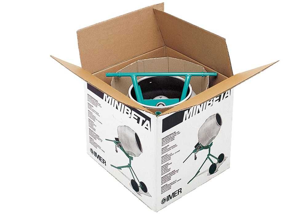 Betoniera Imer Minibeta, capacitate 138 l, diametru cuva plastic HDPE, 230V,
